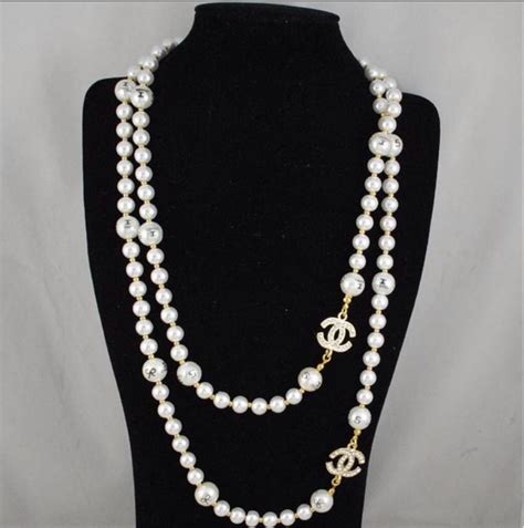 perle chanel|chanel pendant necklace.